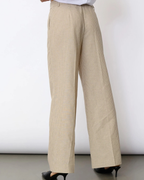 Co'Couture Nadine Wide Pant Beige