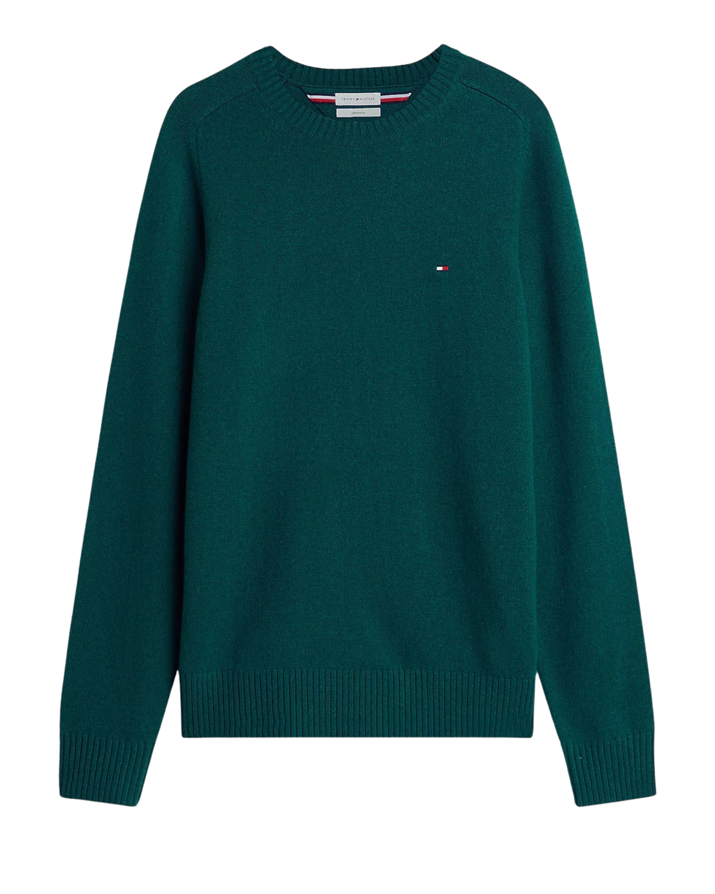 Tommy Hilfiger Lambswool Crew Neck Green
