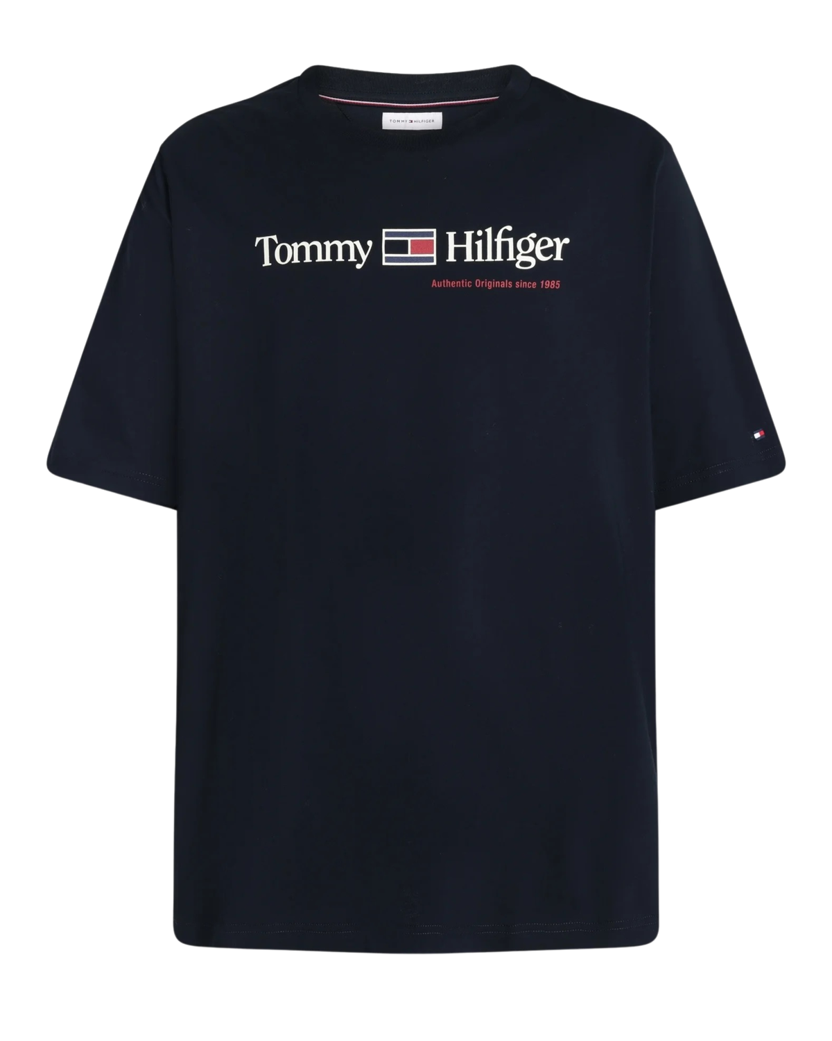 Tommy Hilfiger Brand Love Stack T-Shirt Navy Blue