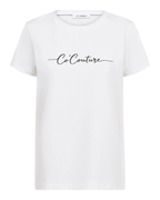 Co'Couture Signature Script Tee White