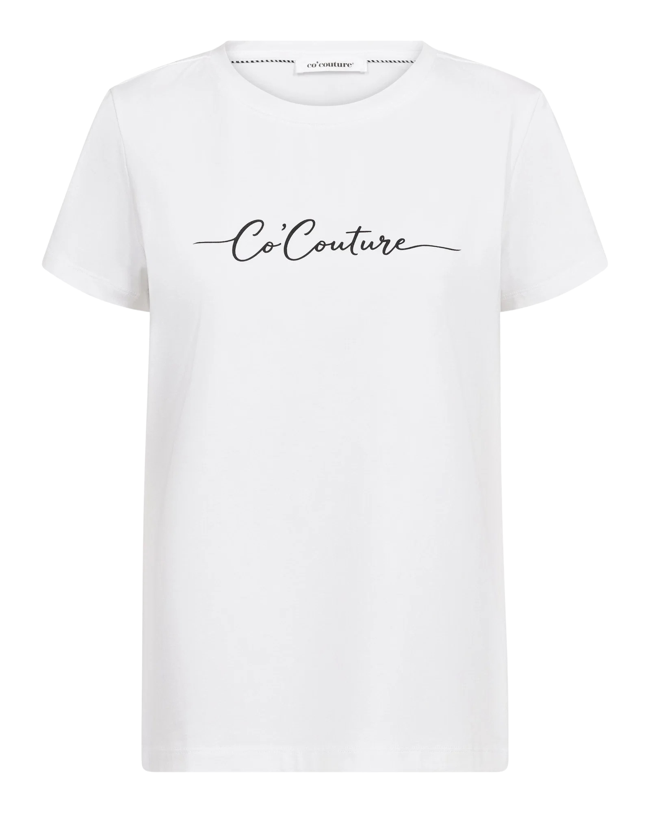Co'Couture Signature Script Tee White
