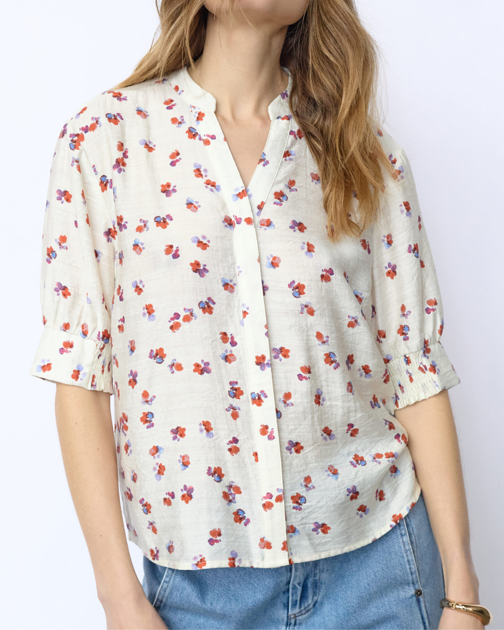 Co'Couture Maris SS Shirt Off White