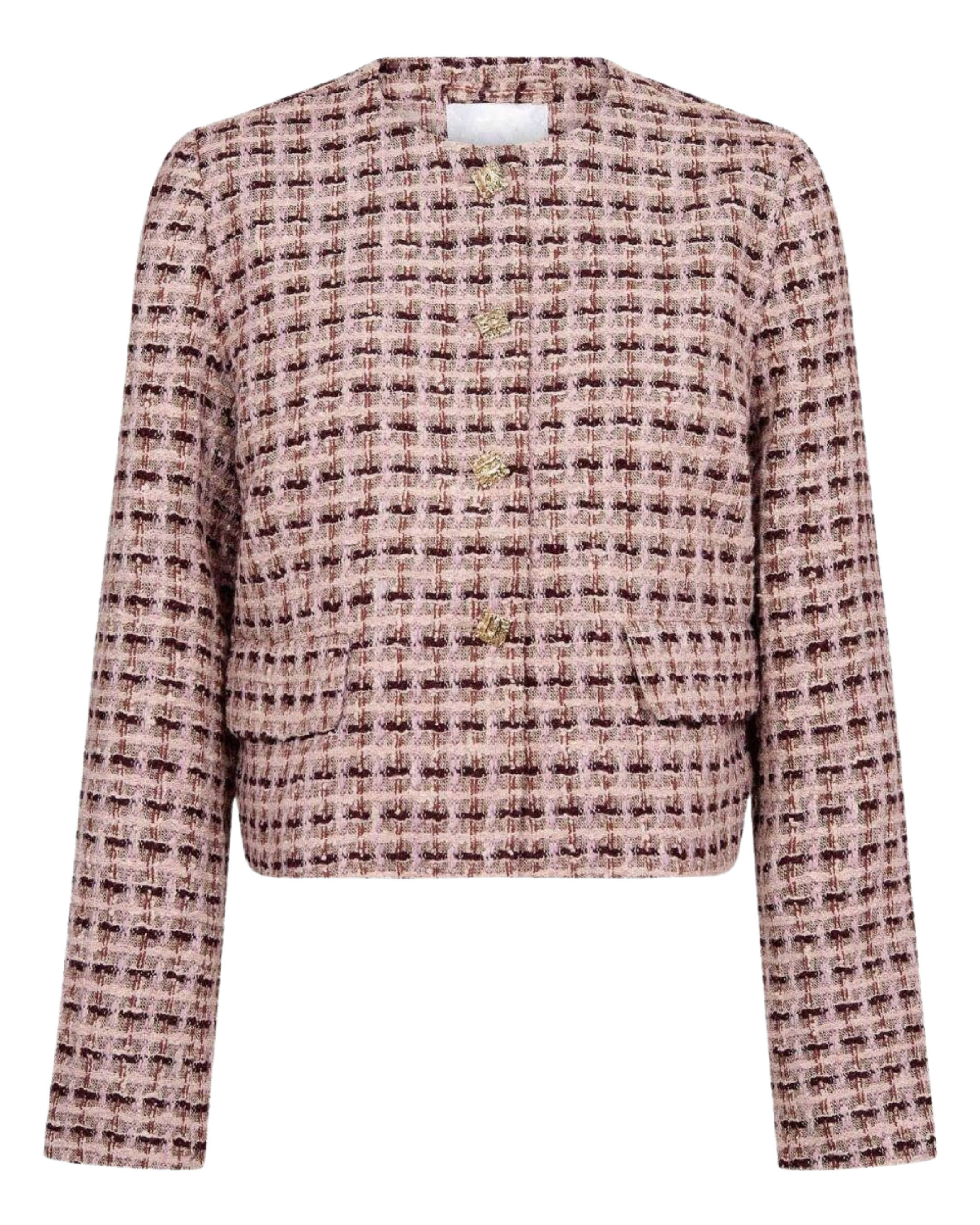 Co'Couture Tika Boucle Jacket Dusty Rose