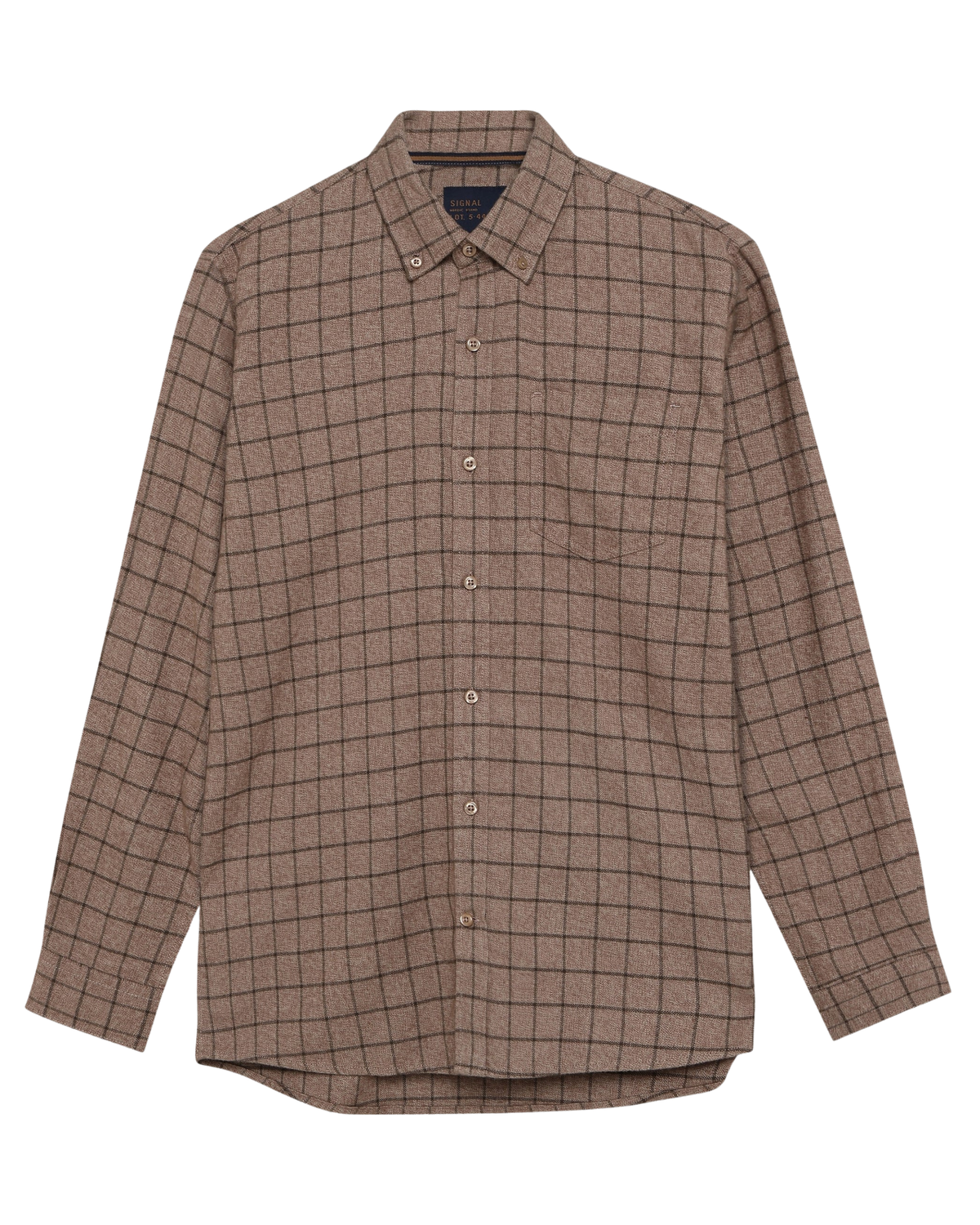 Signal 15858 BerrySi Grid Skjorte Brown