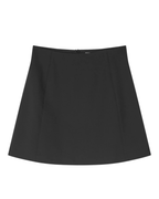 Mads Nørgaard Stretchy Nylon Roberta Skirt Black