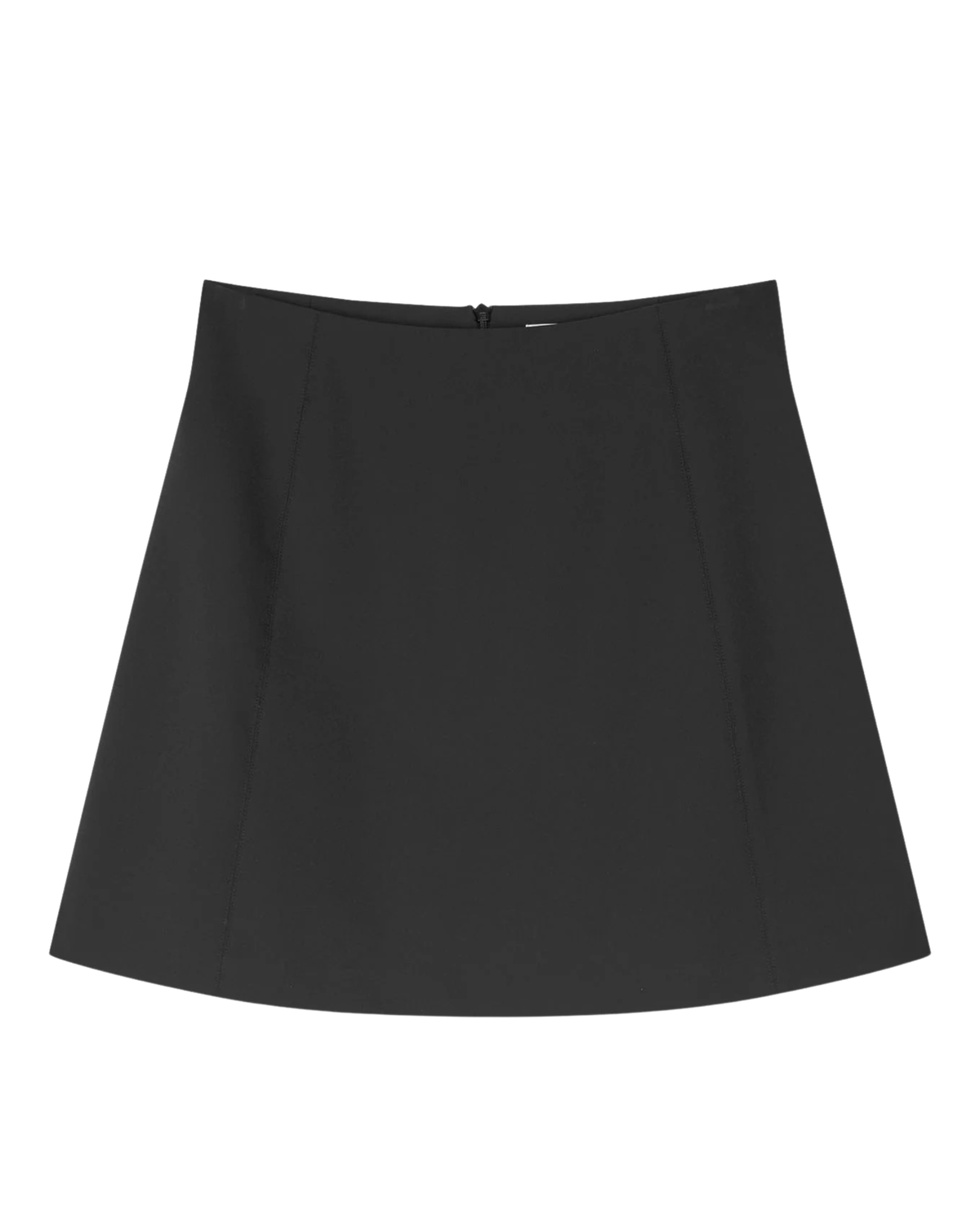 Mads Nørgaard Stretchy Nylon Roberta Skirt Black