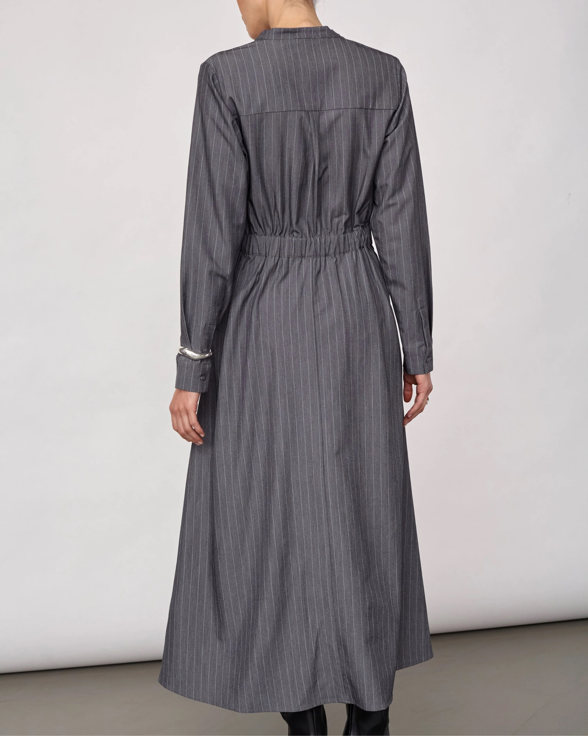 Co'Couture Lyvia Maxi Wrap Dress Mid Grey