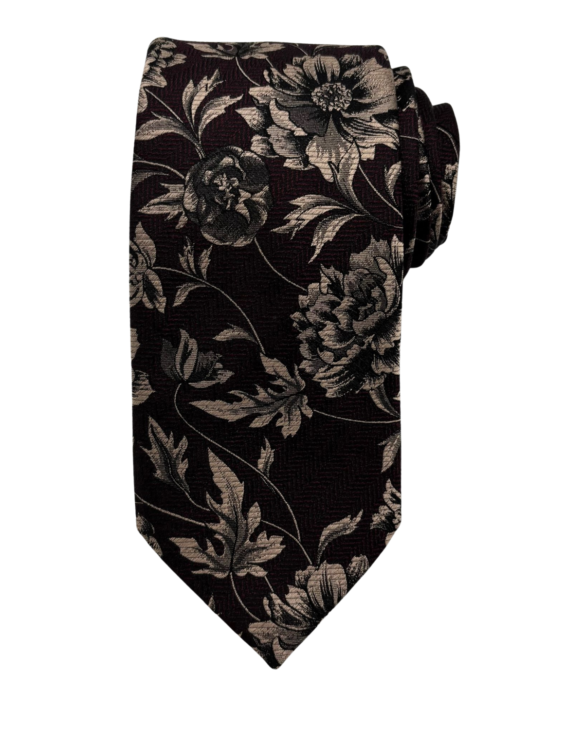 Oakmore slips S0036 Blomstret Brown
