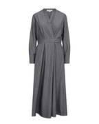 Co'Couture Lyvia Maxi Wrap Dress Mid Grey