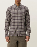Les Deux Check Overshirt Light Sand