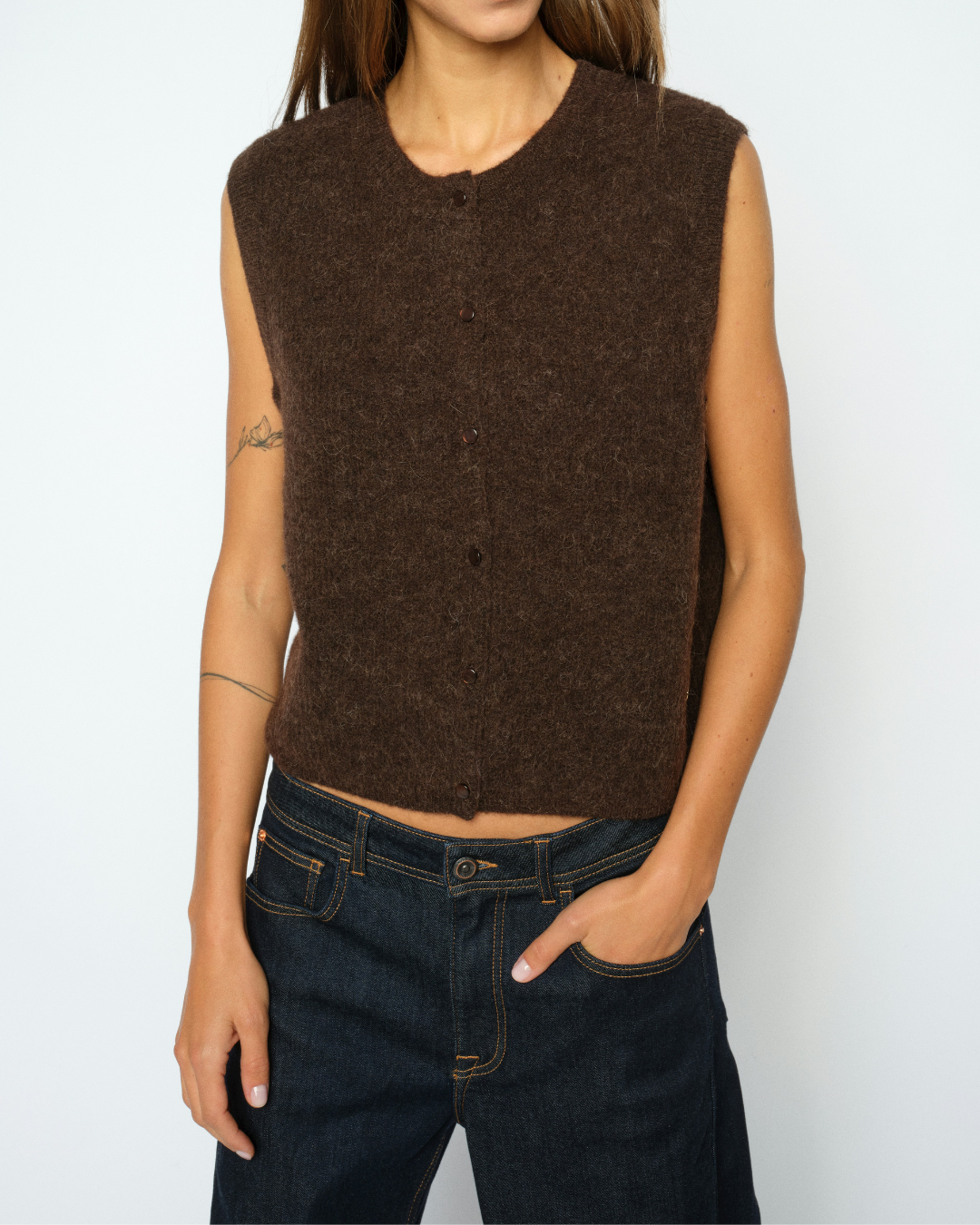 Mos Mosh Almine Thora Knit Vest Delicioso