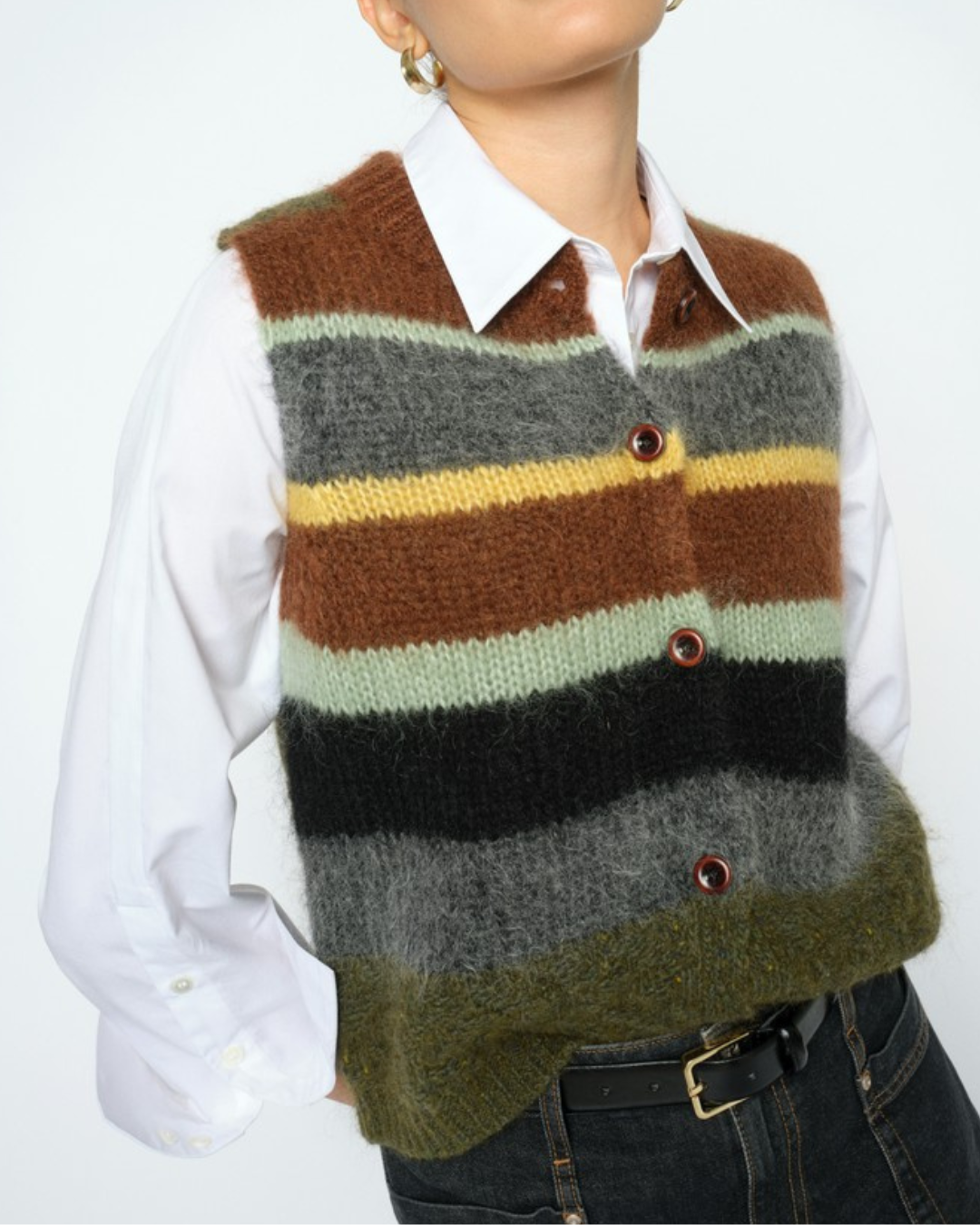 Mos Mosh Esti Knit Vest Rosin