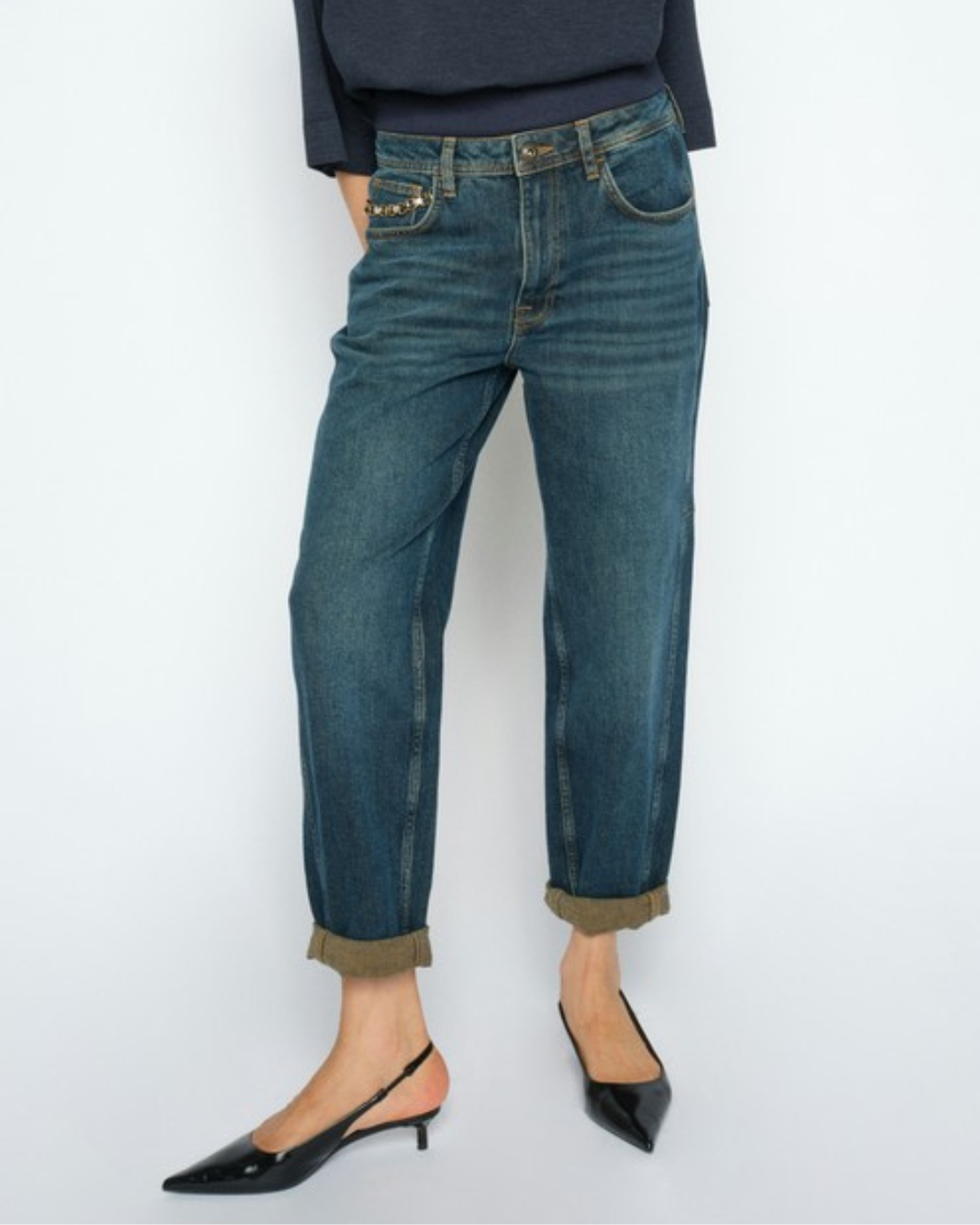 Mos Mosh Aymen Galleon Jeans Blue Tint