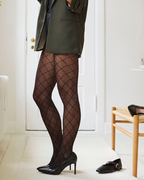 Hype The Detail Tight Logo 25den Strømpebukser Black