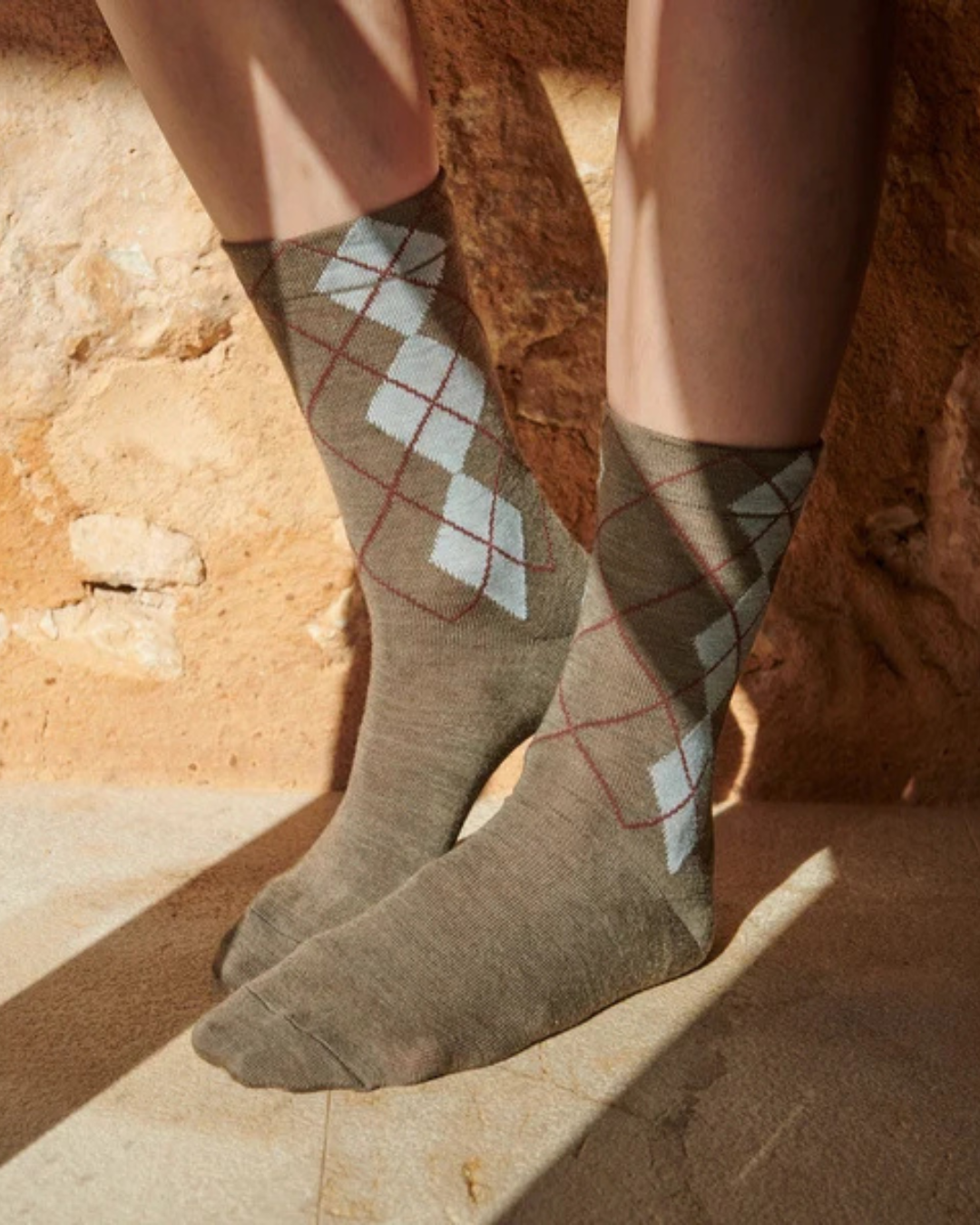 MP Denmark Heidi Socks Brown Melange