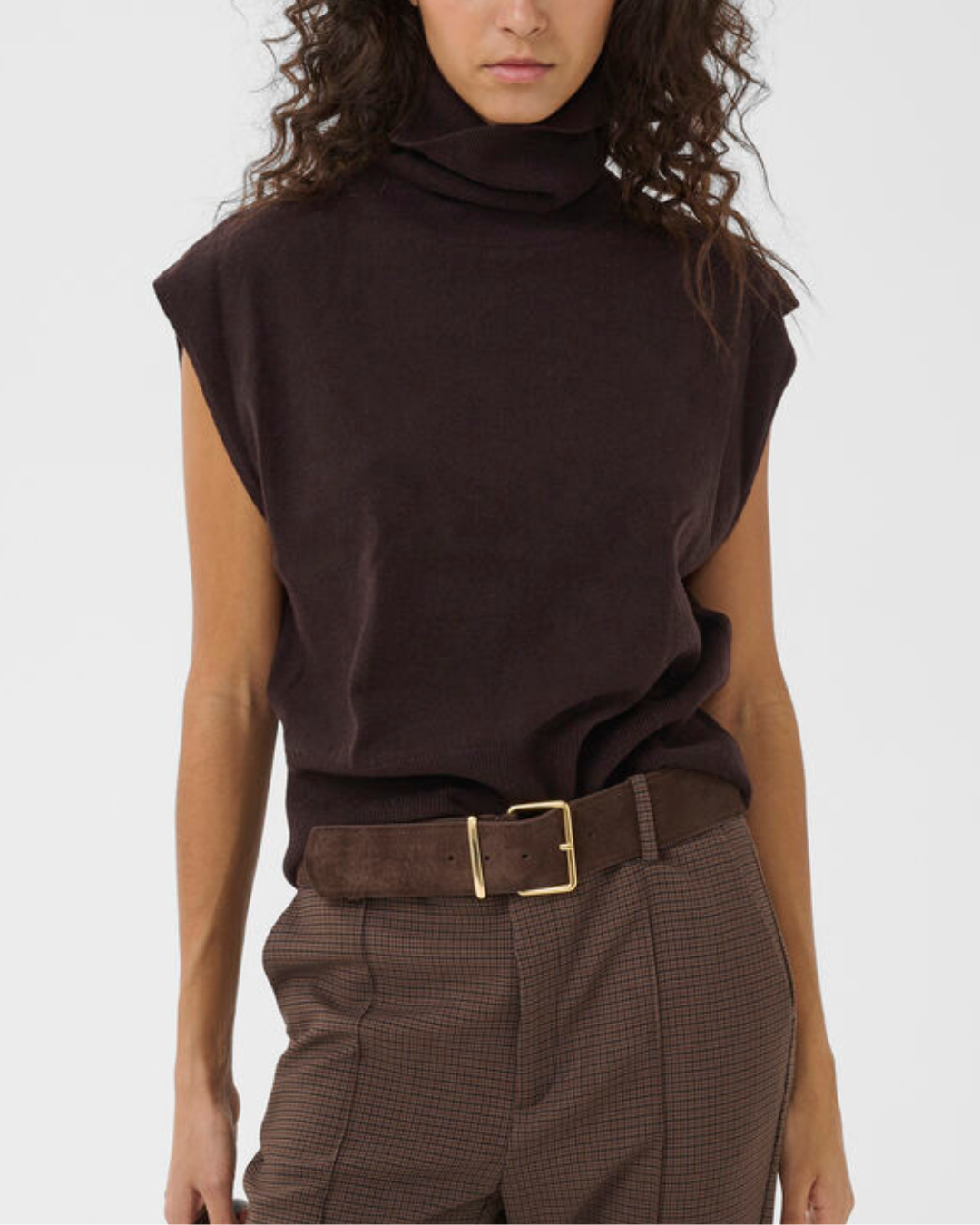 Gestuz Manzi Waistcoat Ganache