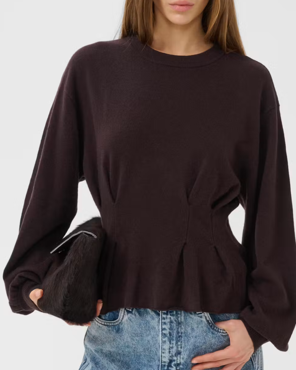 Gestuz Manzi Waist Pullover Ganache