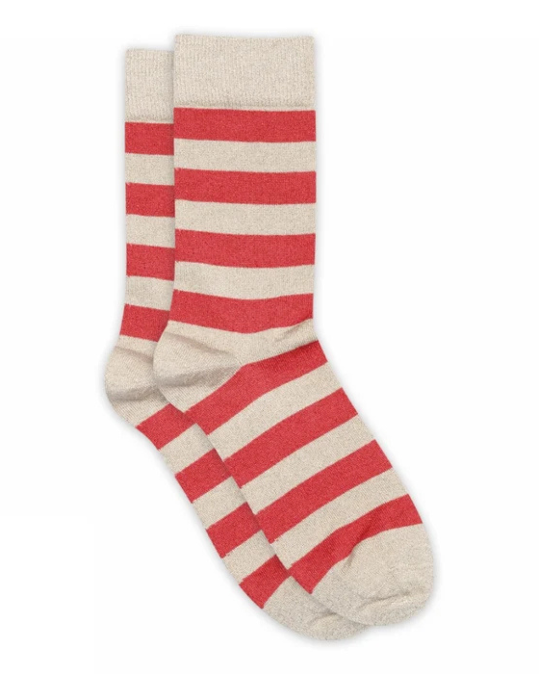 MP Denmark Mathilde Glitter Sock Beige