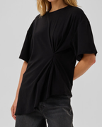 My Essentiel Wardrobe Nupti Drape Tee Black