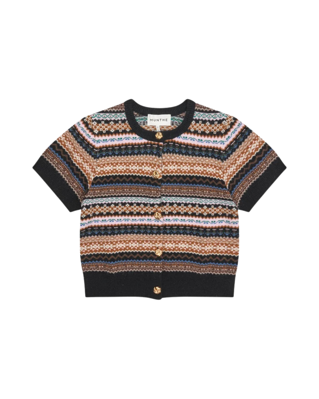 Munthe Coraline Knit Black Mix