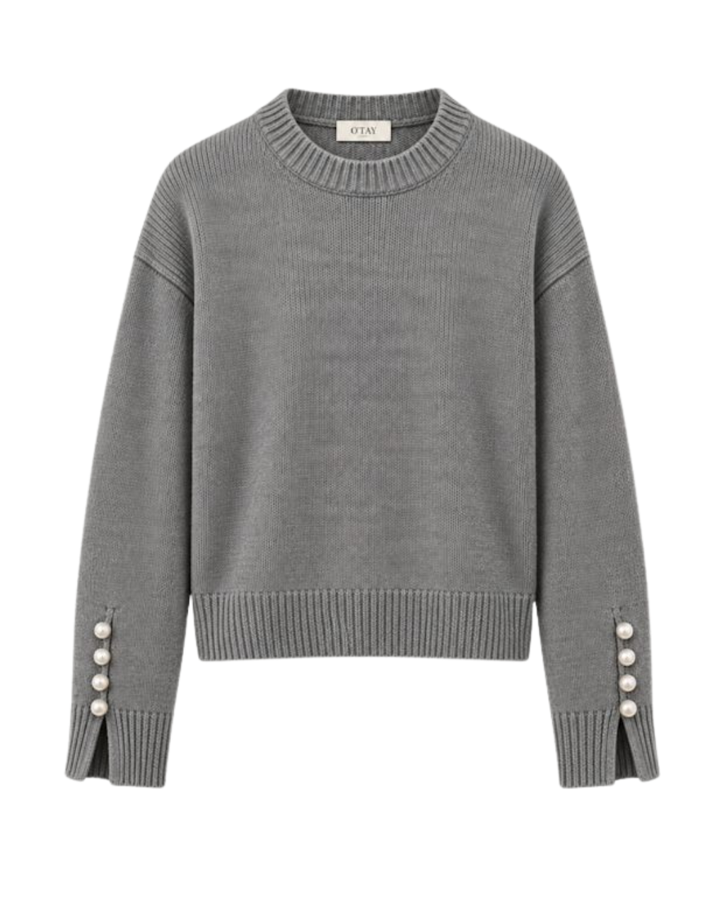 O'tay Abbelone Chunky Sweater Grey