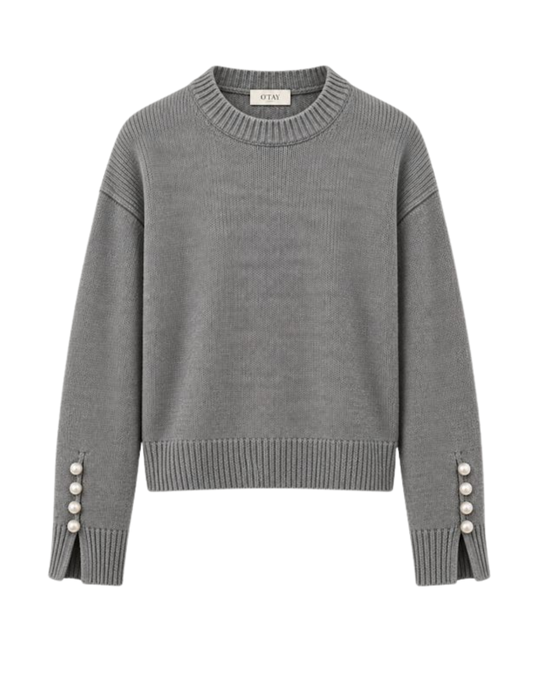 O'tay Abbelone Chunky Sweater Grey