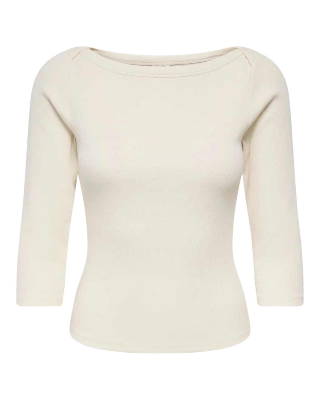 JDY MALLI 3/4 Boatneck Top JRS NOOS Birch