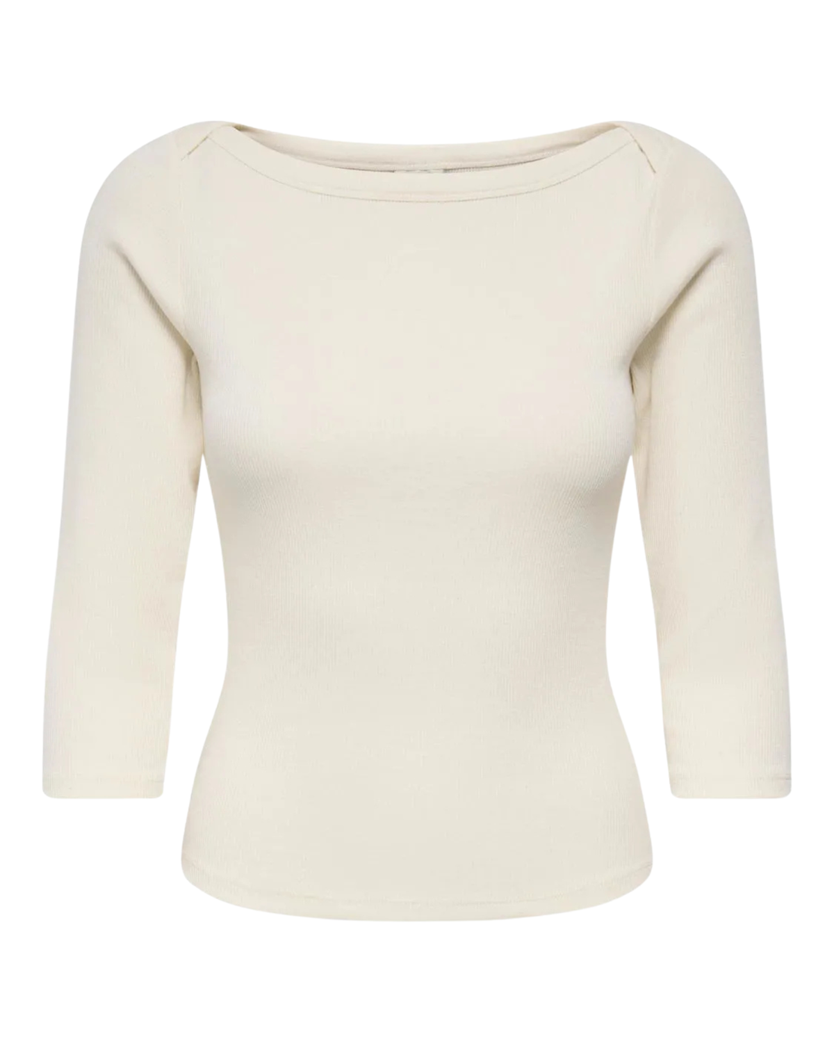JDY MALLI 3/4 Boatneck Top JRS NOOS Birch