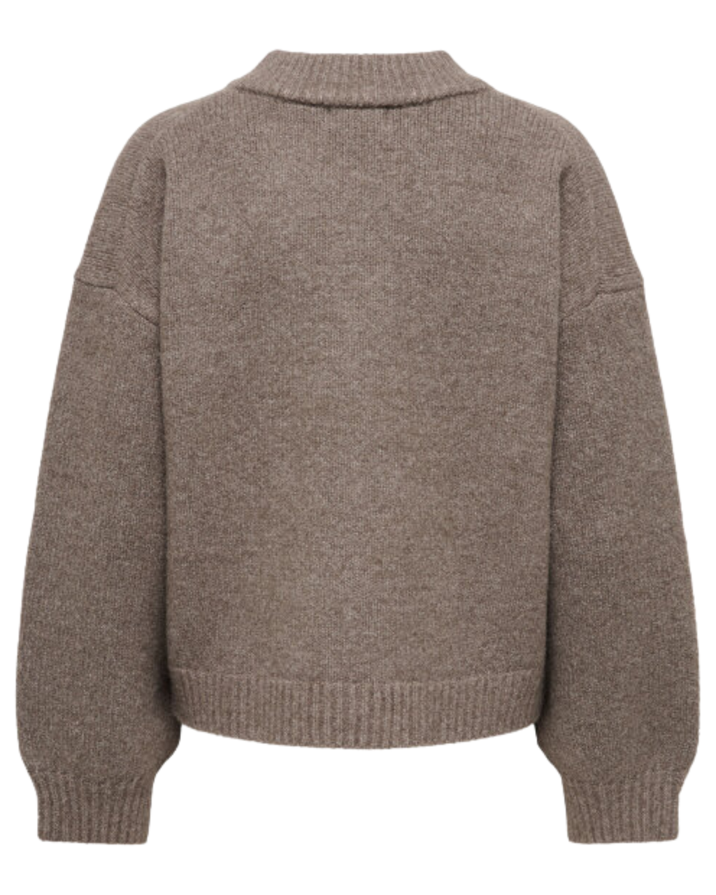 JDY Kimie Life L/S On Jacket Cardigan Mulch Melange
