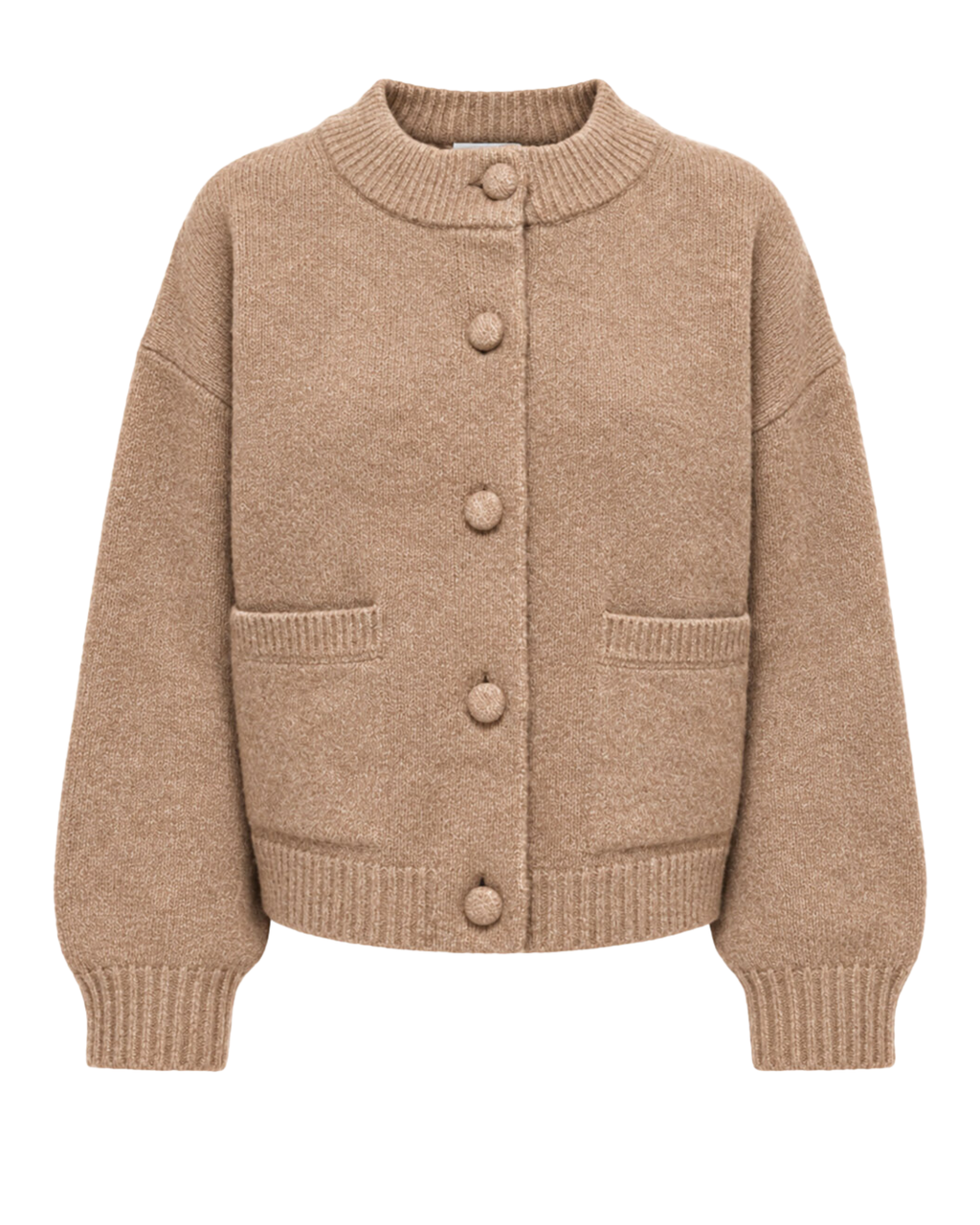 JDY Kimie Life L/S On Jacket Cardigan Caramel Melange