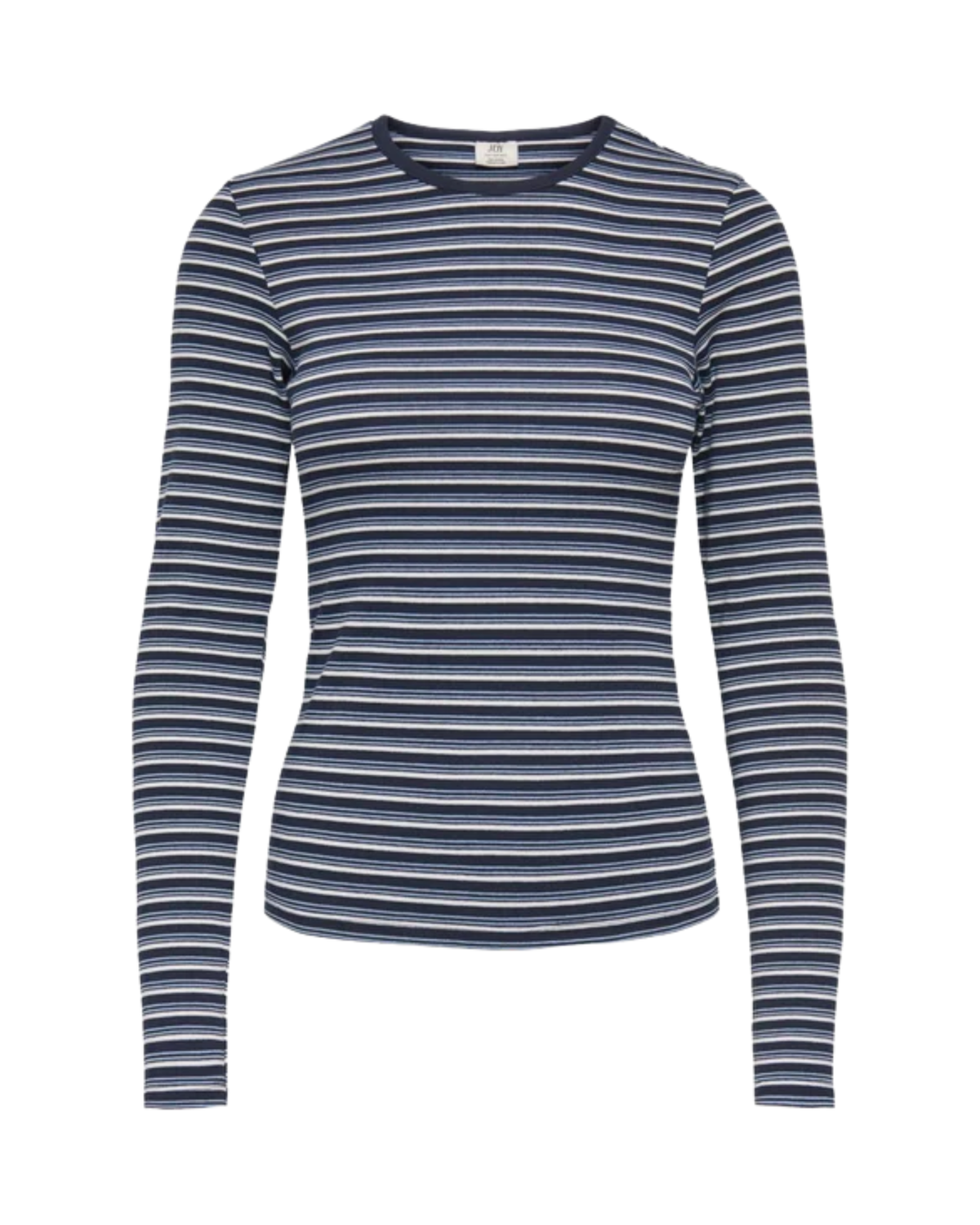JDY Bali L/S O-Neck Top Sky Captain/Blue