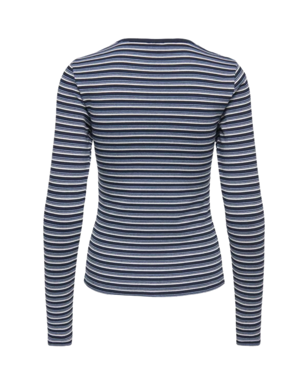 JDY Bali L/S O-Neck Top Sky Captain/Blue