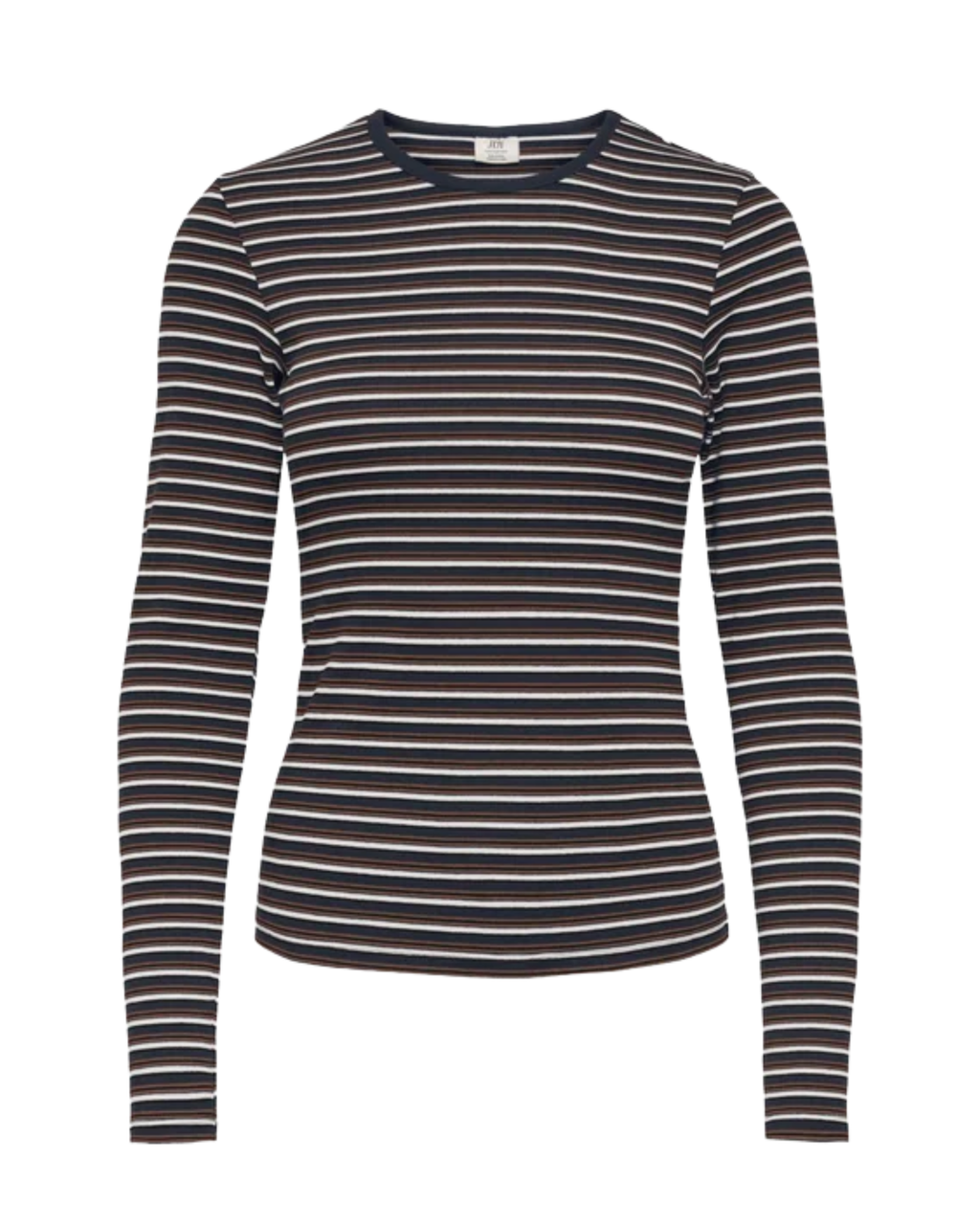 JDY Bali L/S O-Neck Top Sky Captain/Tortoise