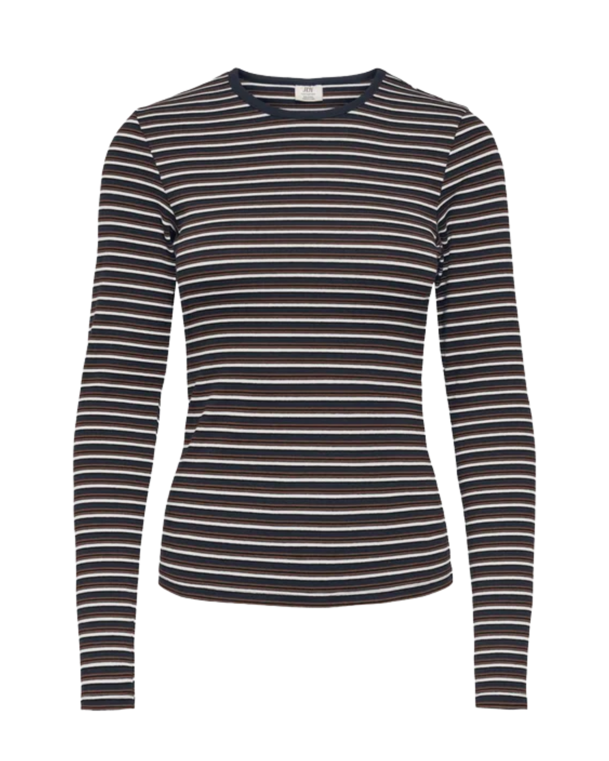 JDY Bali L/S O-Neck Top Sky Captain/Tortoise