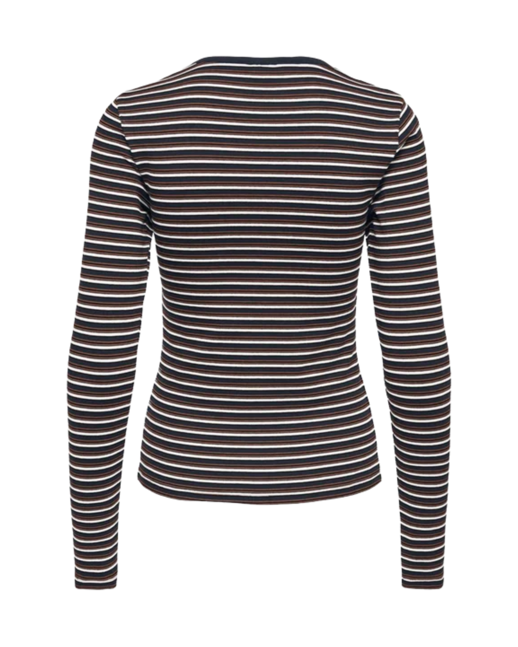 JDY Bali L/S O-Neck Top Sky Captain/Tortoise