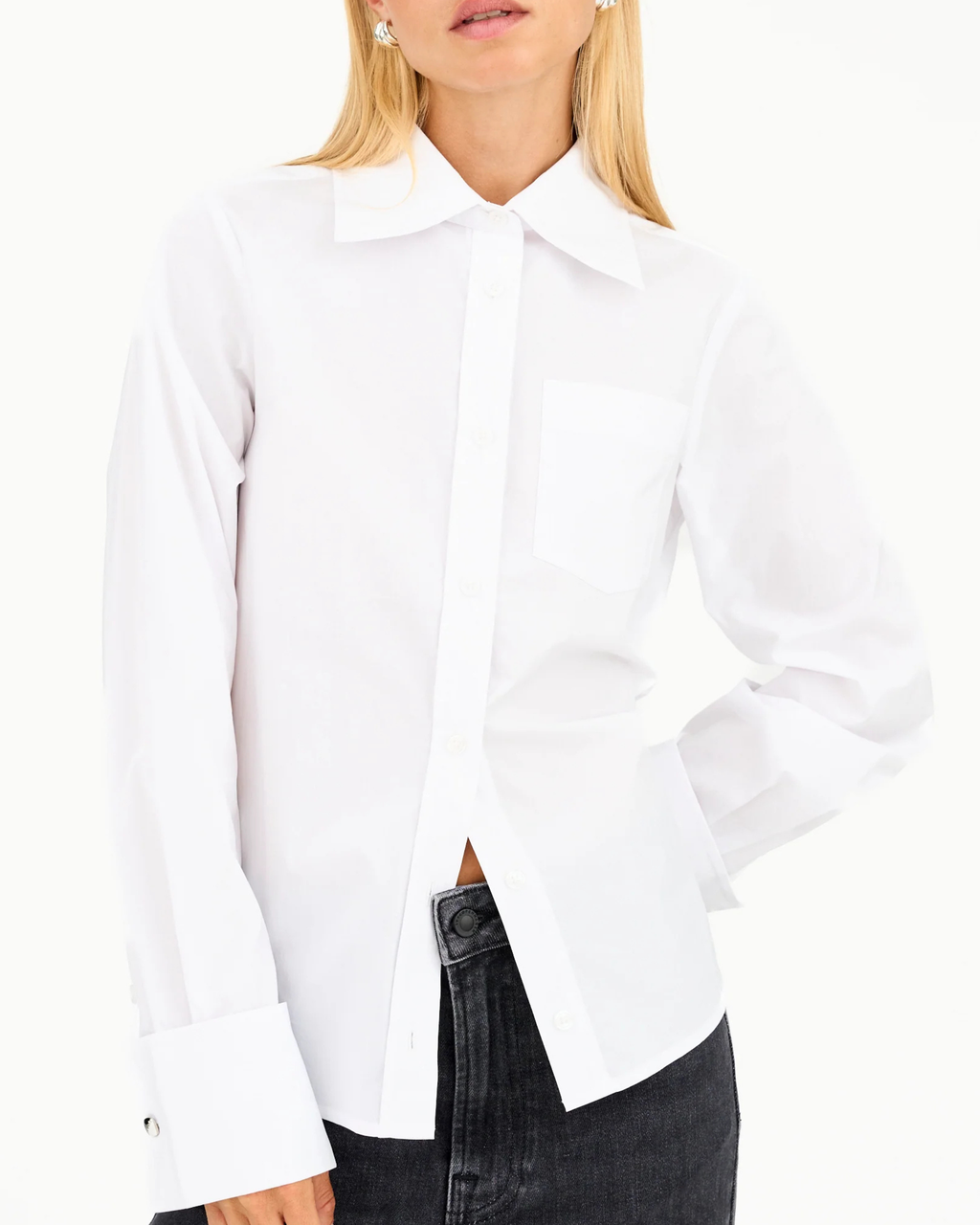 IVY Copenhagen Cassandre Cuff Shirt White
