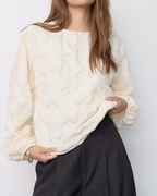 Co'Couture Feron Structure Blouse Off White