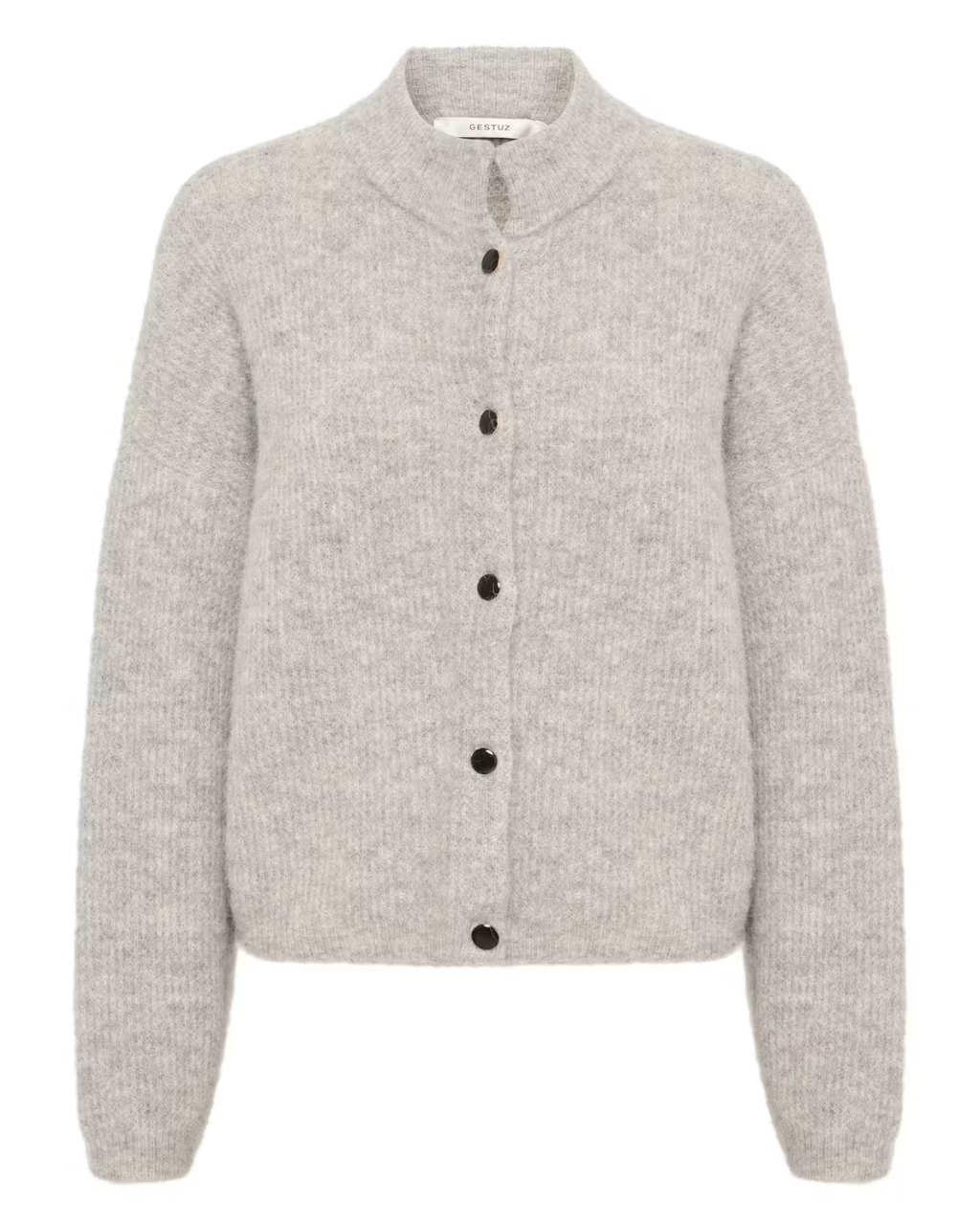 Gestuz Alpha Short Cardigan Light Grey