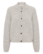 Gestuz Alpha Short Cardigan Light Grey