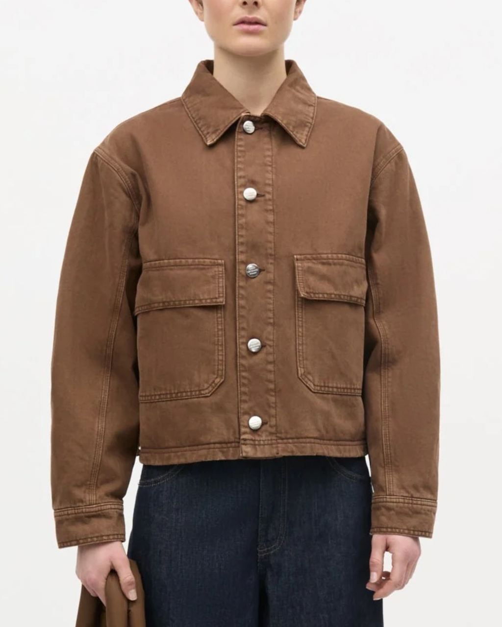 Mads Nørgaard Soil Denim Solveig Jacket Brown