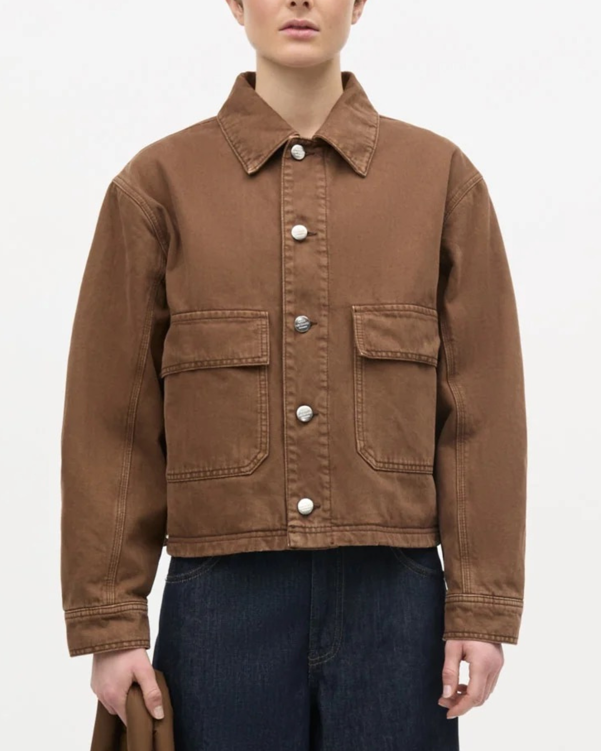 Mads Nørgaard Soil Denim Solveig Jacket Brown