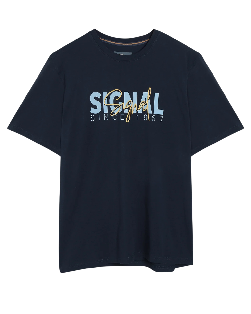 Signal 13591 OwenSi Print Tee + Navy