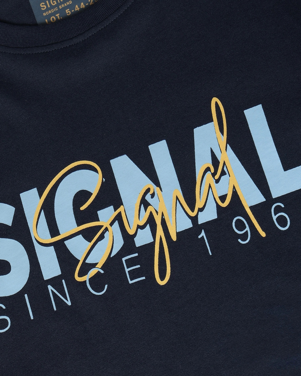 Signal 13591 OwenSi Print Tee + Navy