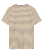 Signal 13656 LewiSi Subtle Stripe Print T-Shirt Beige
