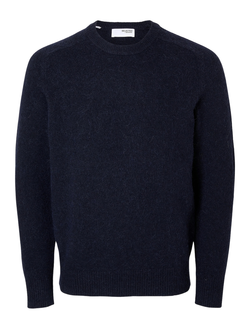 Selected "SLMRAI LS KNIT REG CREW NECK NOOS" Navy
