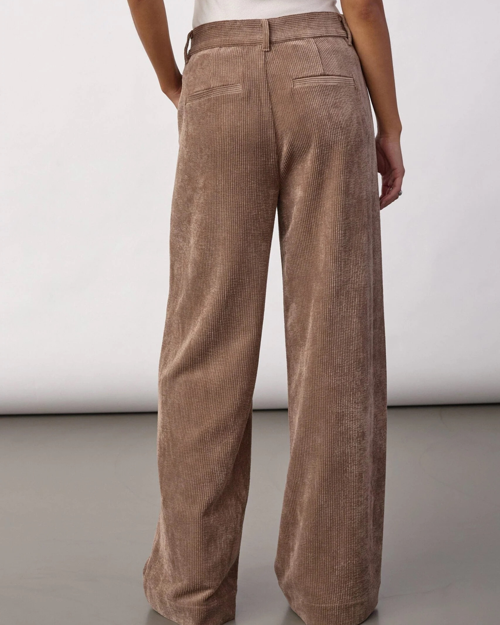 Co'Couture Daisy Cord Pant Brown