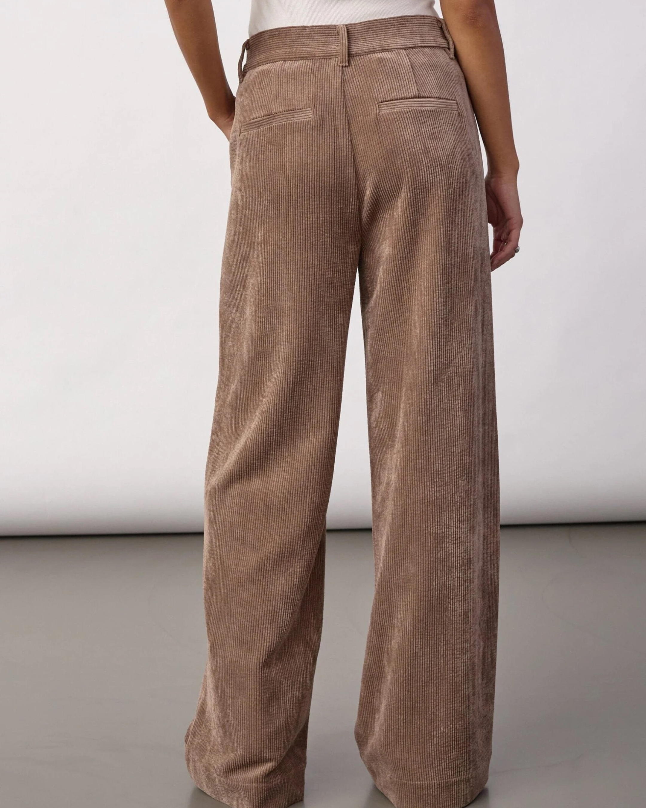 Co'Couture Daisy Cord Pant Brown