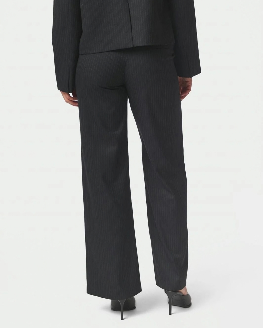 Neo Noir Nathalie Slim Pinstripe Pants Dark Navy