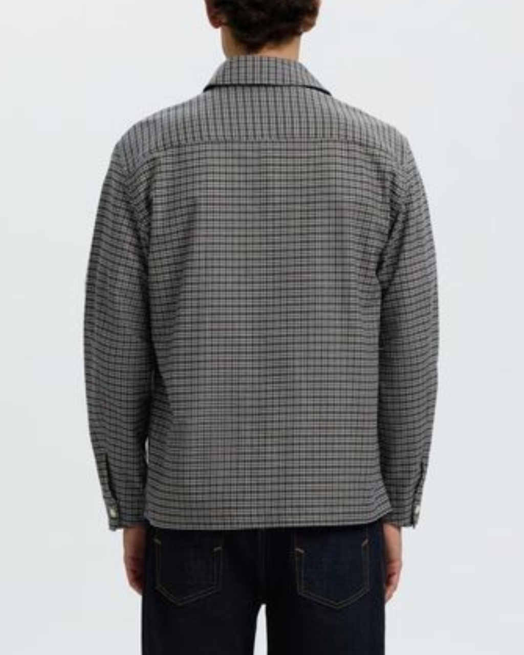 Selected "SLMRLXSVEND RICK BRUSHED OX LIGHT" Skjorte Grey
