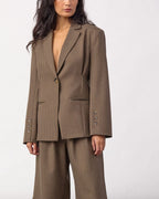 Co'Couture Prestan Blazer Walnut